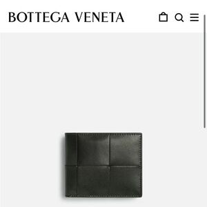 Bottega Venetta Cassette Bi-Fold Men’s Wallet- brand new
